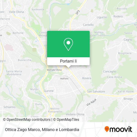 Mappa Ottica Zago Marco