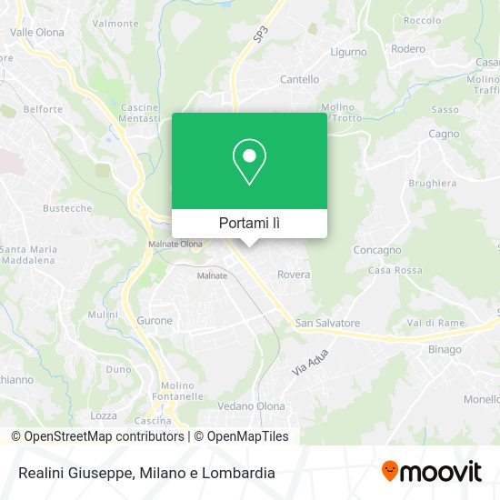Mappa Realini Giuseppe