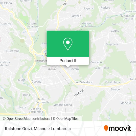 Mappa Italstone Orazi