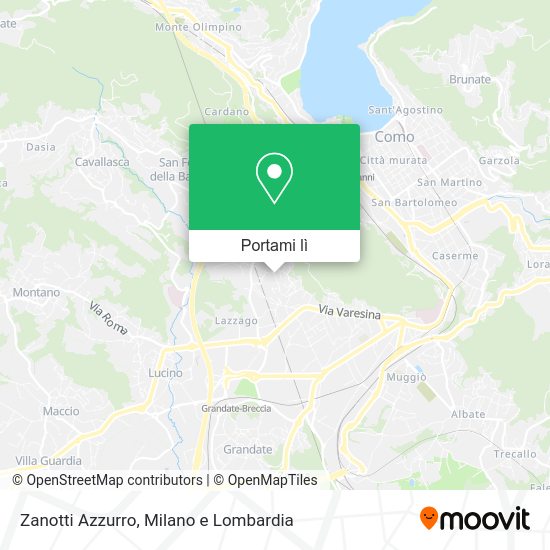 Mappa Zanotti Azzurro