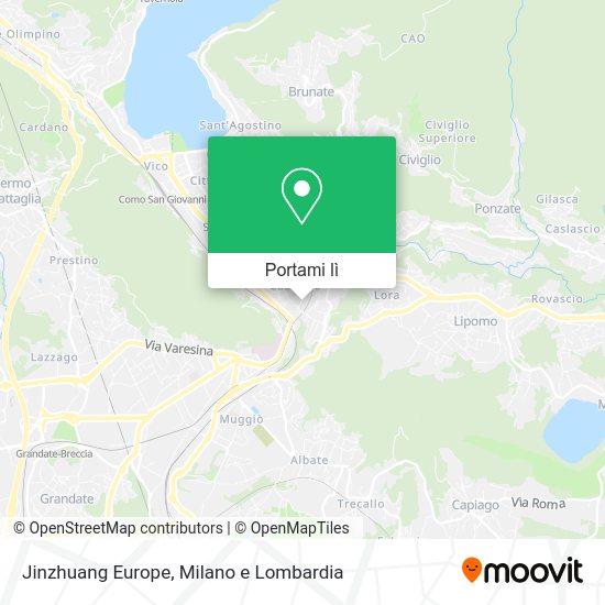 Mappa Jinzhuang Europe