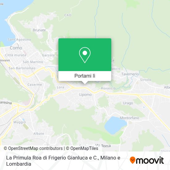 Mappa La Primula Roa di Frigerio Gianluca e C.