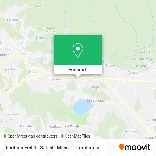 Mappa Enoteca Fratelli Soldati