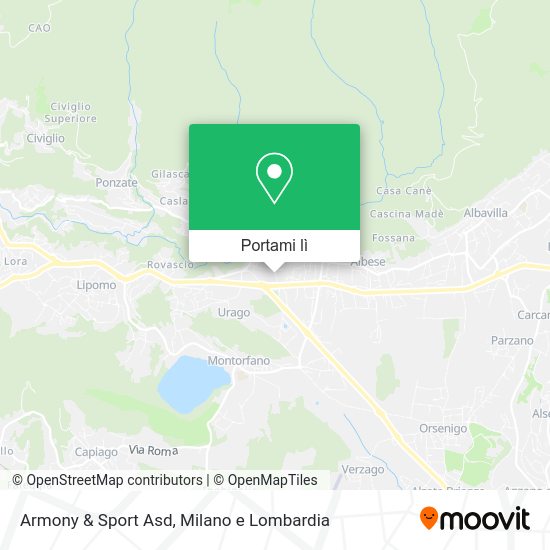 Mappa Armony & Sport Asd