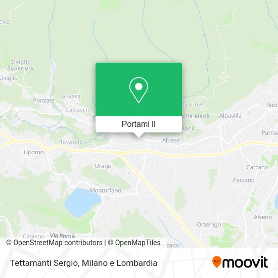 Mappa Tettamanti Sergio