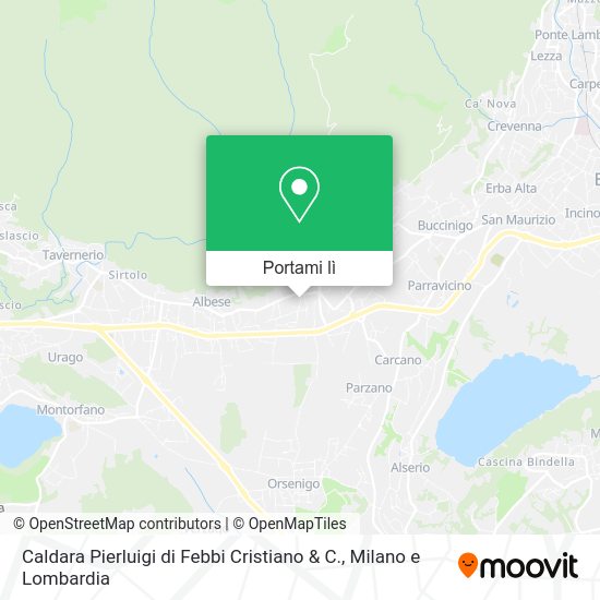 Mappa Caldara Pierluigi di Febbi Cristiano & C.