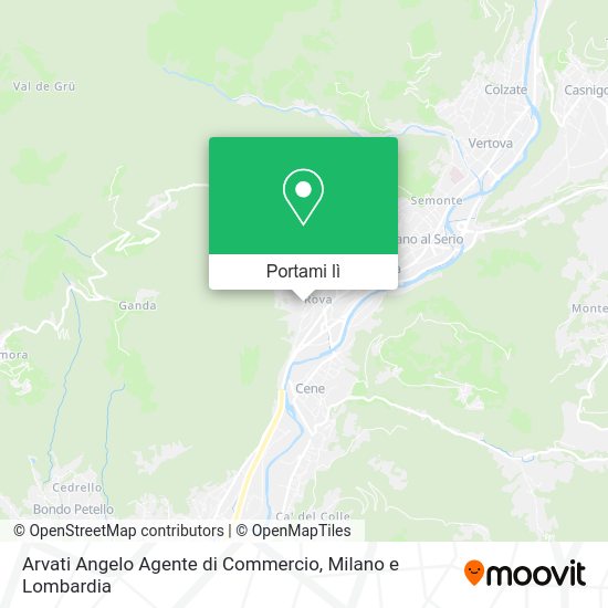 Mappa Arvati Angelo Agente di Commercio