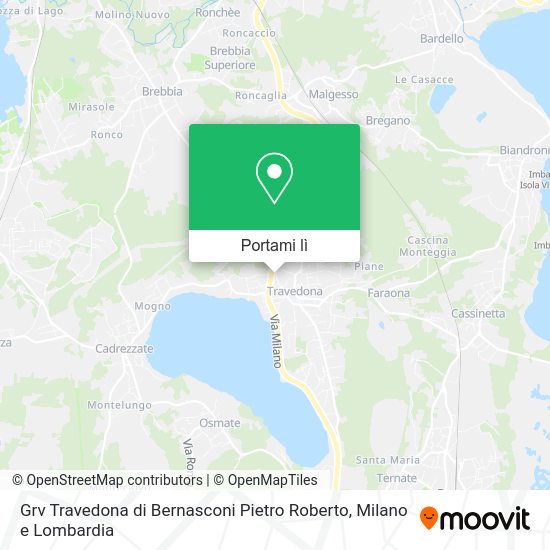 Mappa Grv Travedona di Bernasconi Pietro Roberto