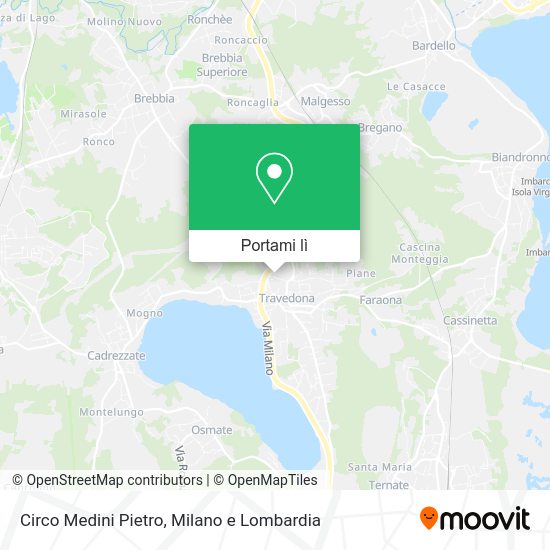 Mappa Circo Medini Pietro