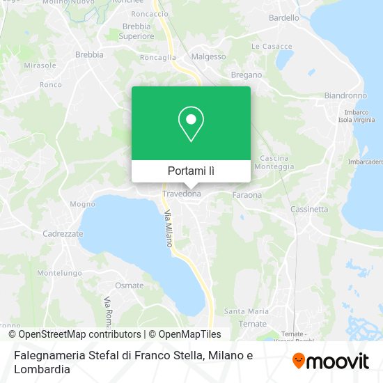 Mappa Falegnameria Stefal di Franco Stella