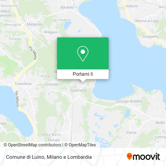 Mappa Comune di Luino