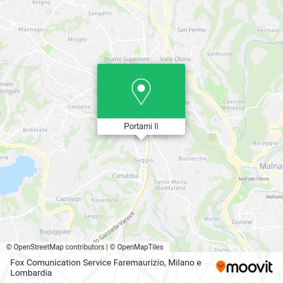 Mappa Fox Comunication Service Faremaurizio