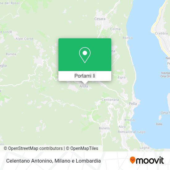Mappa Celentano Antonino