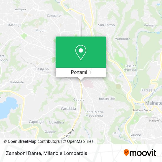 Mappa Zanaboni Dante