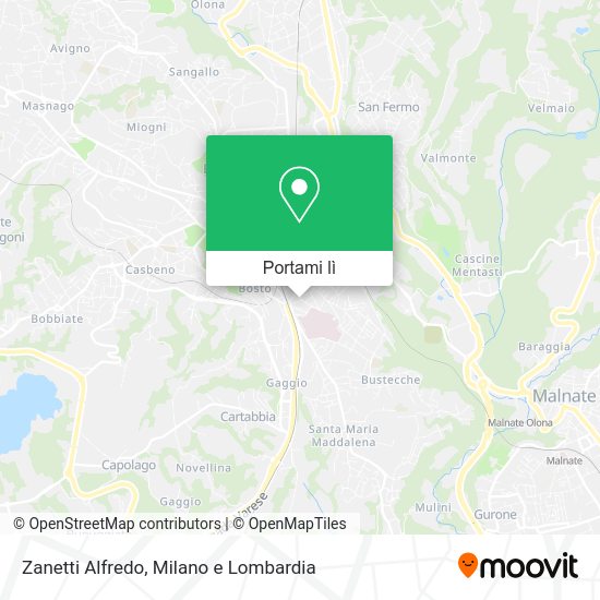 Mappa Zanetti Alfredo