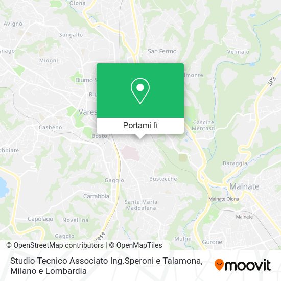Mappa Studio Tecnico Associato Ing.Speroni e Talamona