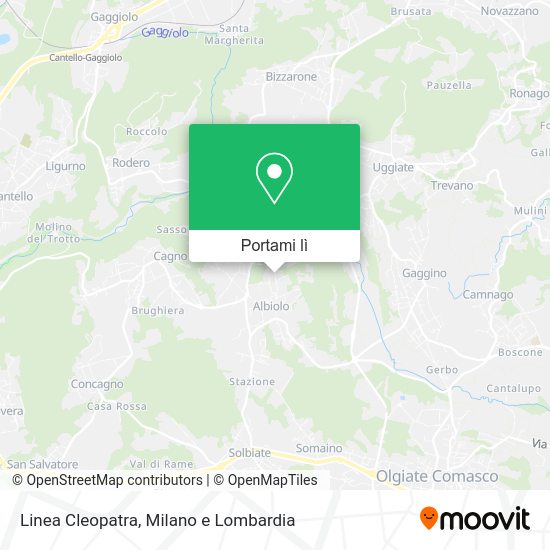 Mappa Linea Cleopatra