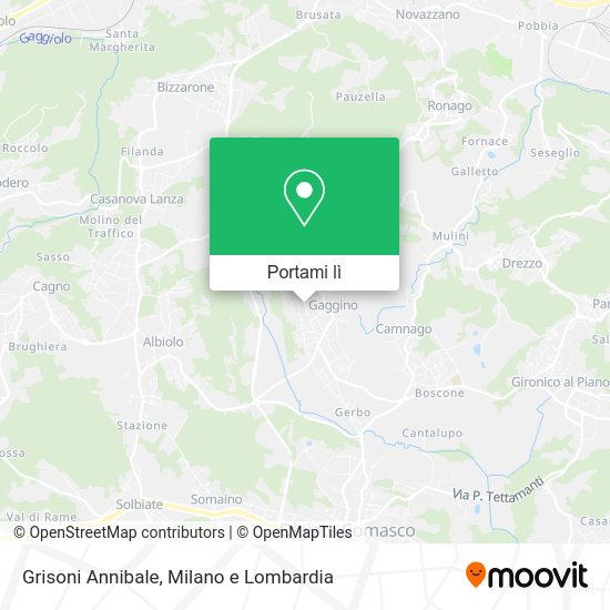 Mappa Grisoni Annibale