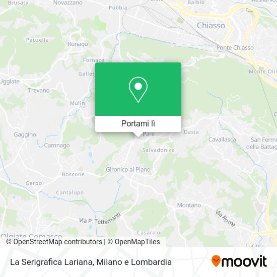 Mappa La Serigrafica Lariana