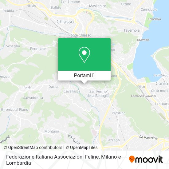 Mappa Federazione Italiana Associazioni Feline