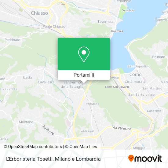Mappa L'Erboristeria Tosetti