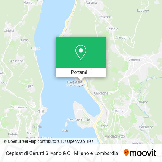 Mappa Ceplast di Cerutti Silvano & C.