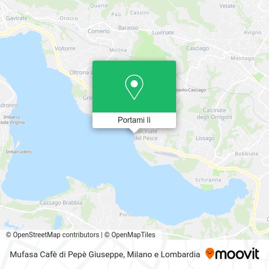 Mappa Mufasa Cafè di Pepè Giuseppe