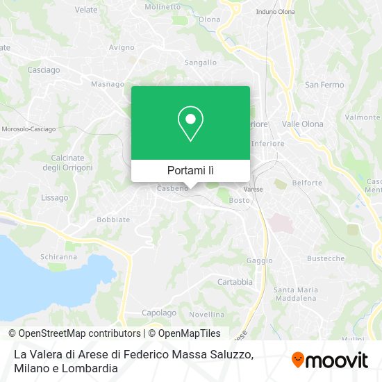 Mappa La Valera di Arese di Federico Massa Saluzzo