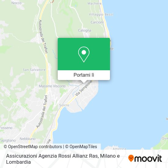 Mappa Assicurazioni Agenzia Rossi Allianz Ras