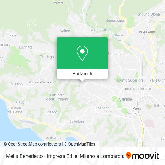 Mappa Melia Benedetto - Impresa Edile