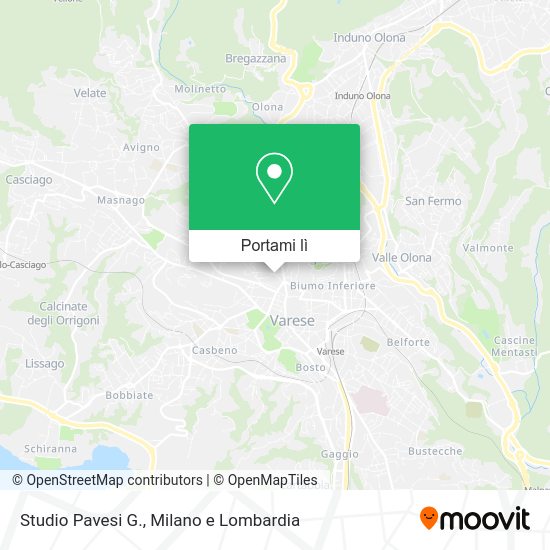 Mappa Studio Pavesi G.