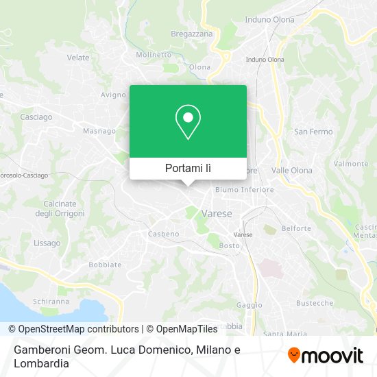 Mappa Gamberoni Geom. Luca Domenico
