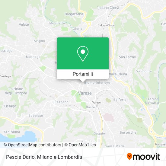 Mappa Pescia Dario