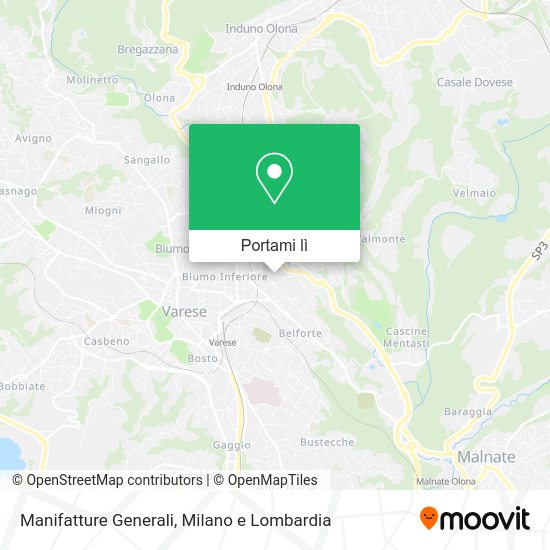 Mappa Manifatture Generali