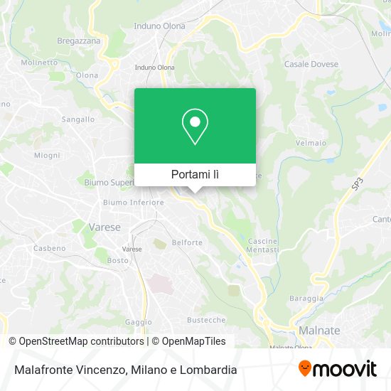 Mappa Malafronte Vincenzo
