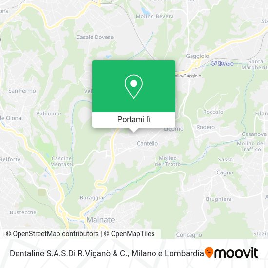 Mappa Dentaline S.A.S.Di R.Viganò & C.