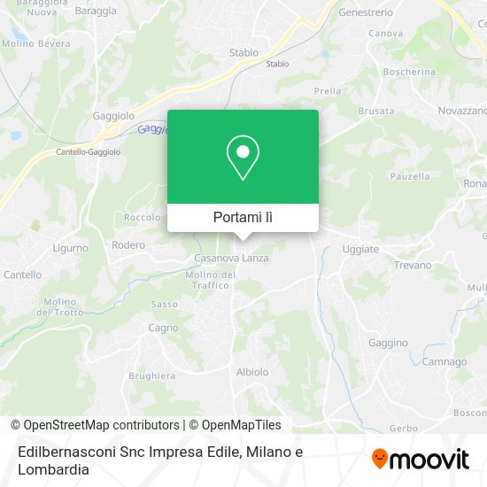 Mappa Edilbernasconi Snc Impresa Edile