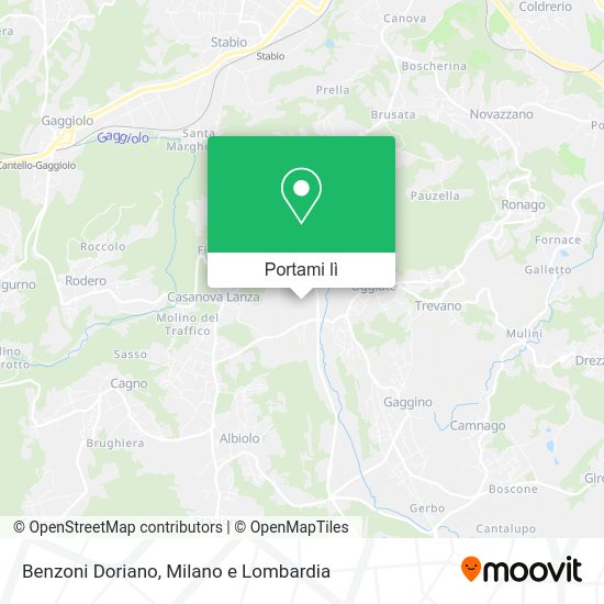 Mappa Benzoni Doriano