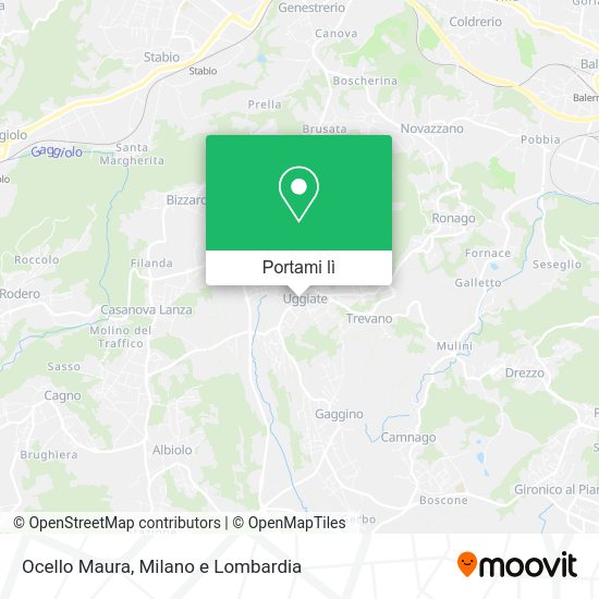 Mappa Ocello Maura