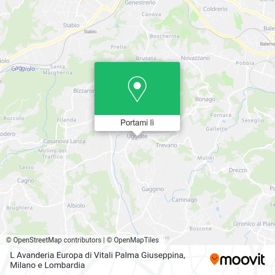 Mappa L Avanderia Europa di Vitali Palma Giuseppina
