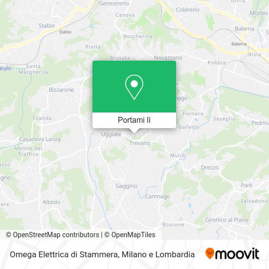 Mappa Omega Elettrica di Stammera