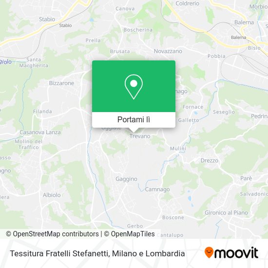 Mappa Tessitura Fratelli Stefanetti
