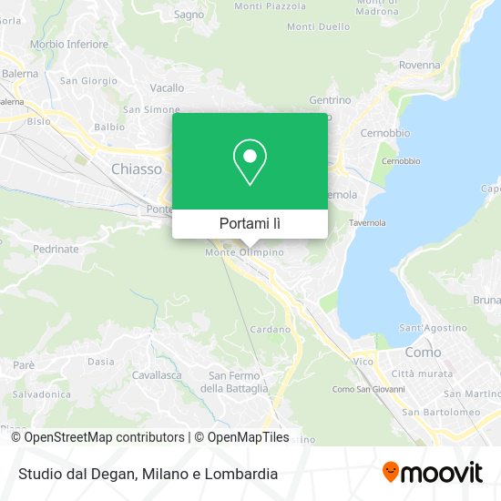 Mappa Studio dal Degan
