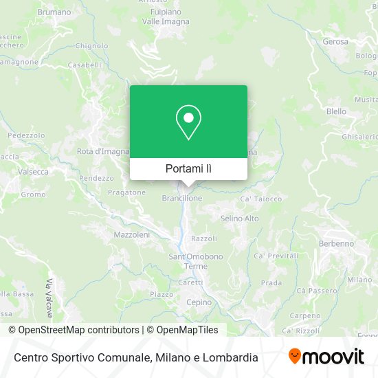 Mappa Centro Sportivo Comunale