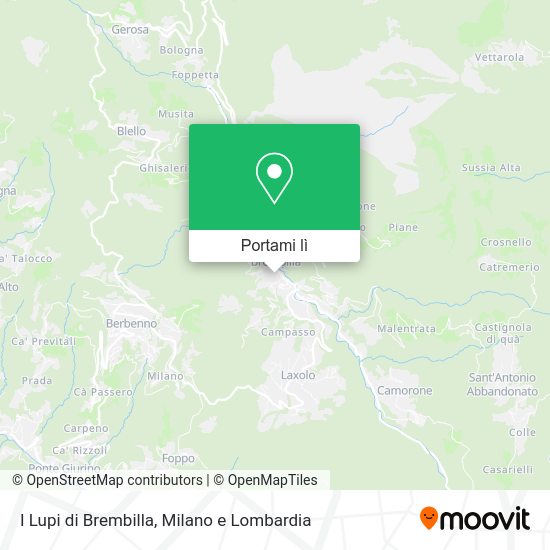 Mappa I Lupi di Brembilla