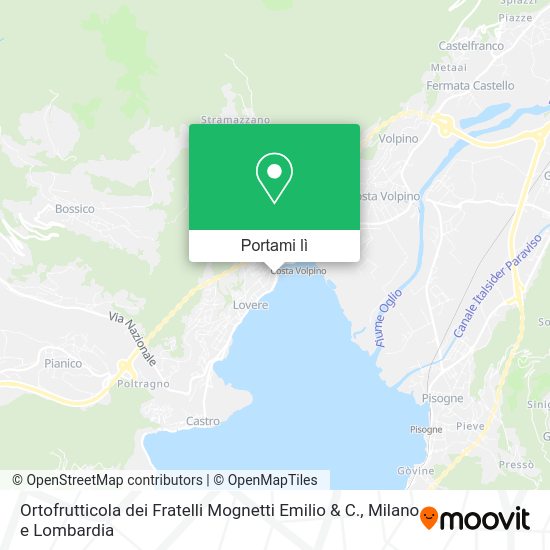 Mappa Ortofrutticola dei Fratelli Mognetti Emilio & C.