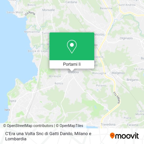Mappa C'Era una Volta Snc di Gatti Danilo