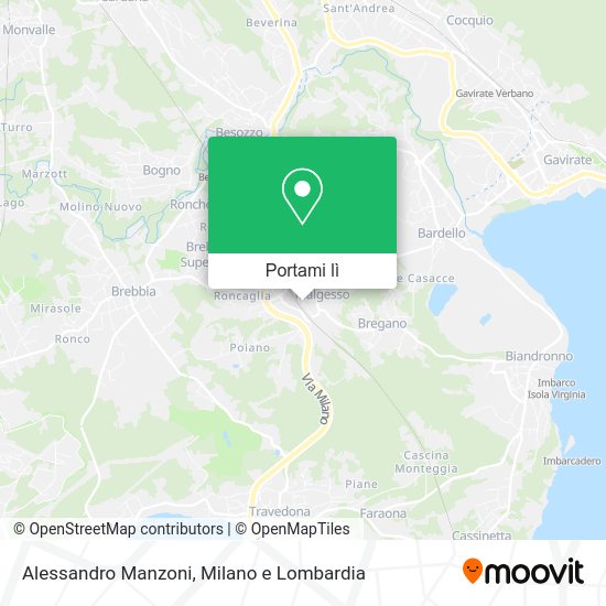 Mappa Alessandro Manzoni