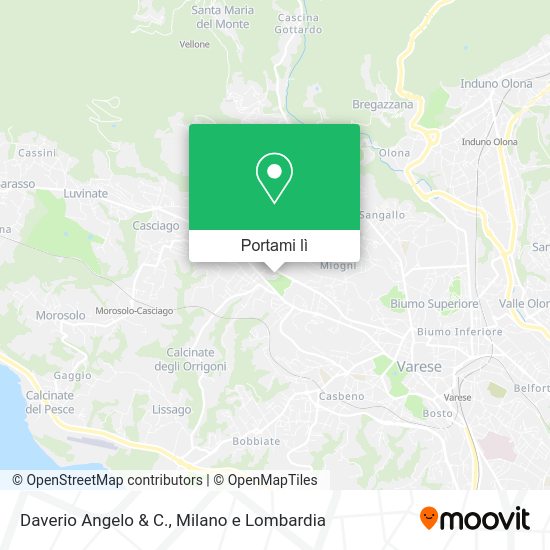 Mappa Daverio Angelo & C.