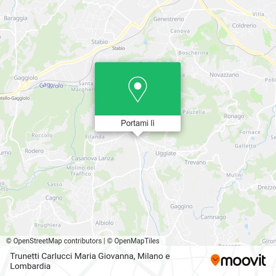 Mappa Trunetti Carlucci Maria Giovanna